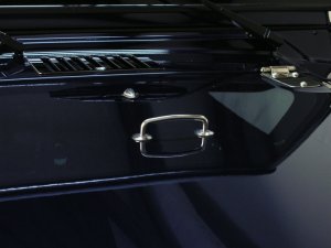 Jeep Wrangler Windshield Tie Down Kit - Rugged Ridge - Mirror Finish - Stainless Steel - `97-`06